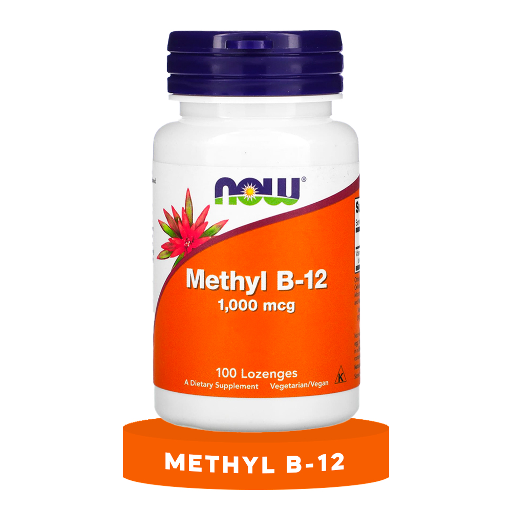 Vitamin B-12 1mg with methodlcobalamin now 100tablets
