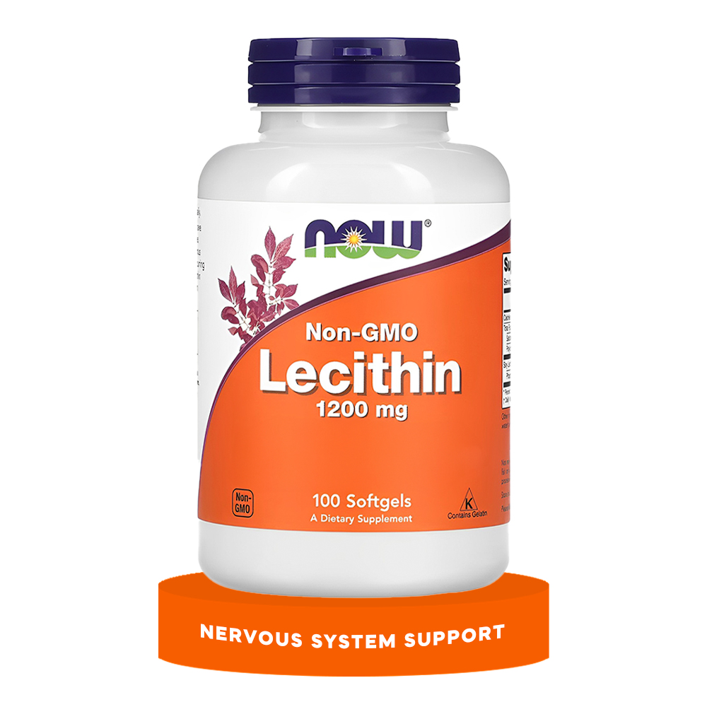 Lecithin Lecithin 1200mg Now Foods 100cap Softgels