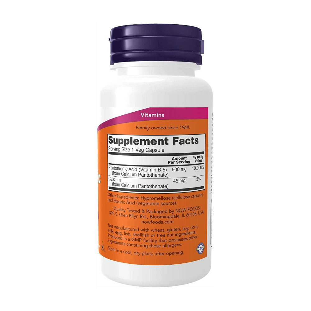 Pantother Acid 500mg Now Foods Vitamin B Complex 100cap