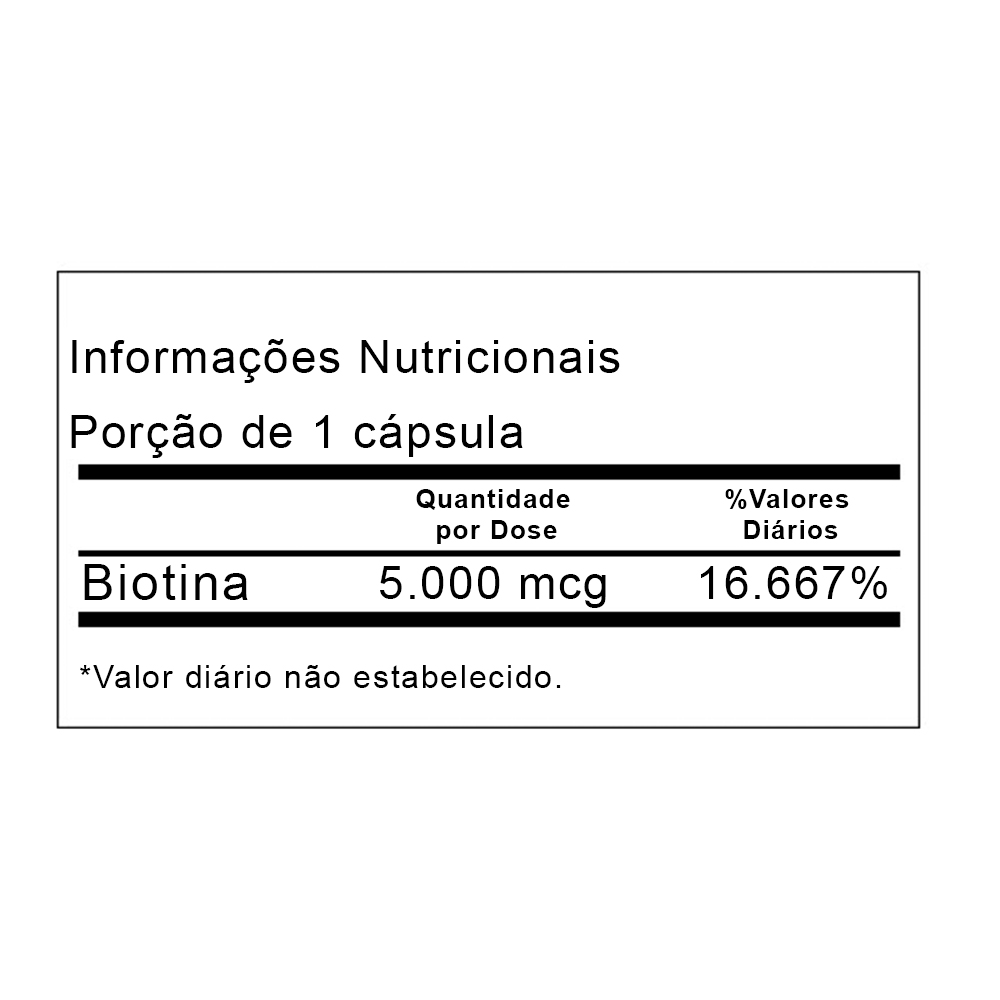5000mcg Biotin and Hair Skin Nails Swanson 100Caps