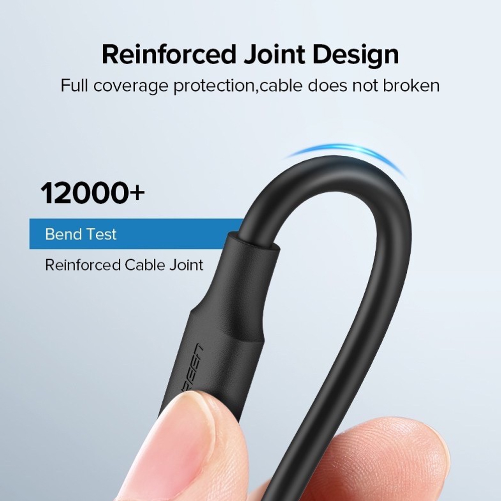 Ugreen Data Cable US287 USB 2.0 P USB Type C 1.5m Black
