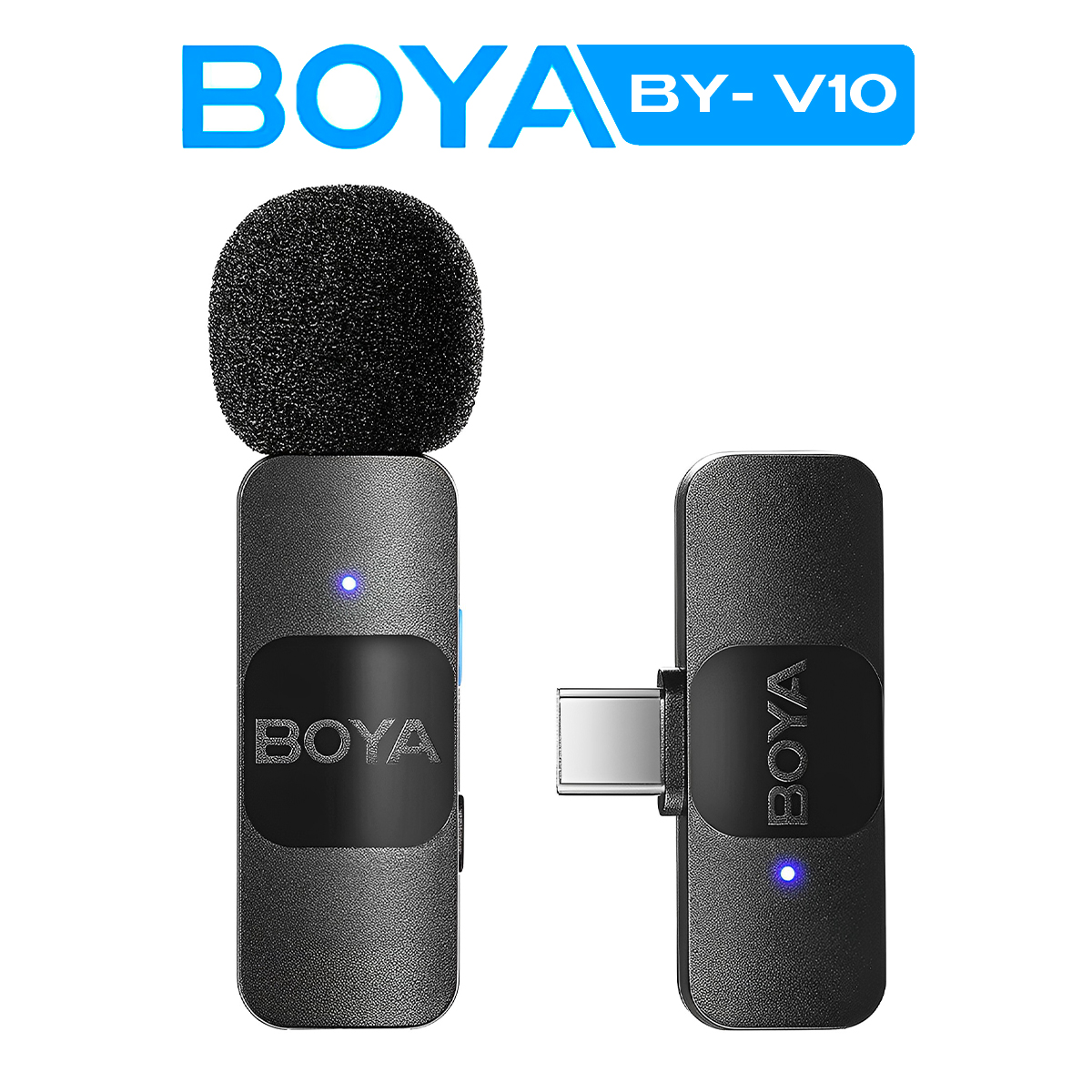 BOYA BY-V10 wireless microphone system USB C 2.4GHZ