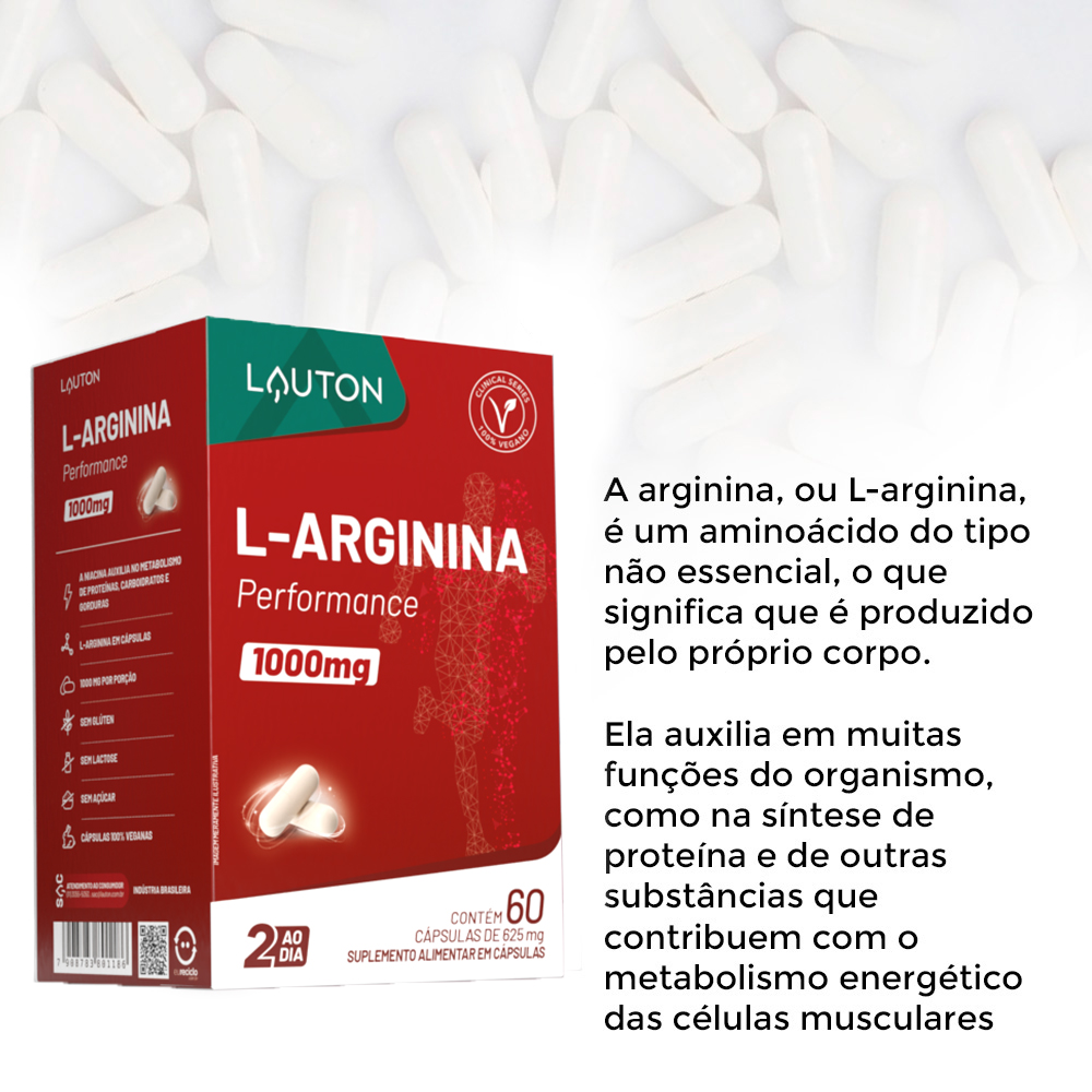 L-Arginine Performance Lauton 60 Capsules
