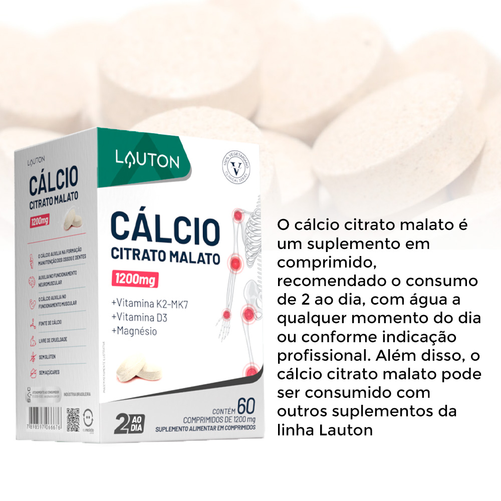 Calcium citrate malate, k2, d3 lauton 60comp