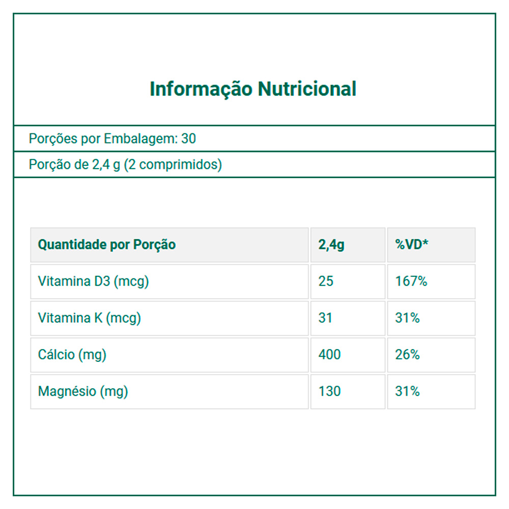 Calcium citrate malate, k2, d3 lauton 60comp