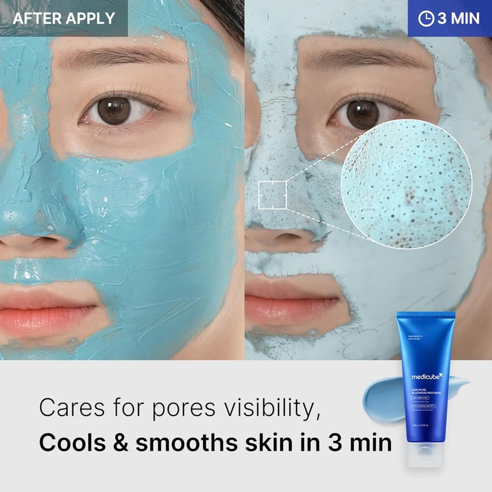 Medicube Zero Pore Mask Anti Blackhead Facial Clay Mask