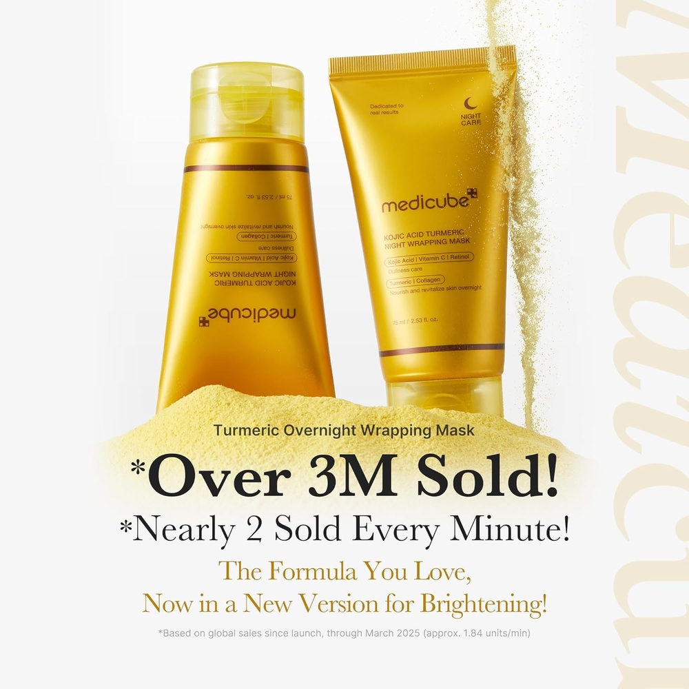 Medicube Kojic Acid Turmeric Night Facial Mask