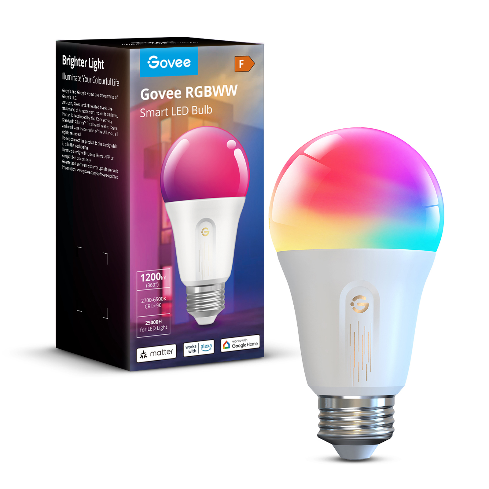 RGBWW BULBS 1200 LUMENS DIMMABLE