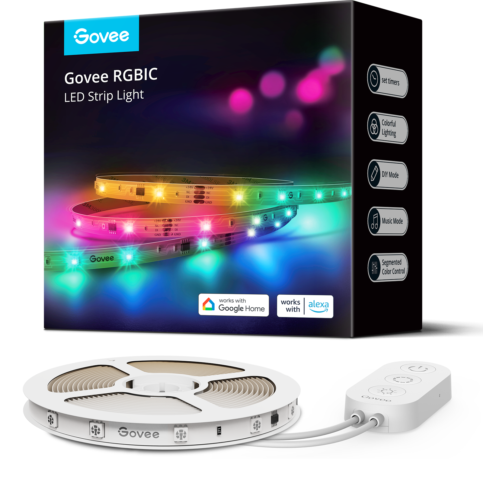 BASIC RGBIC LED STRIPS - 10M