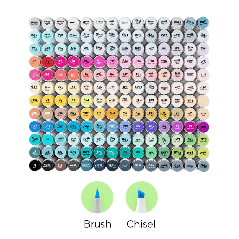 168-COLOR MARKERS