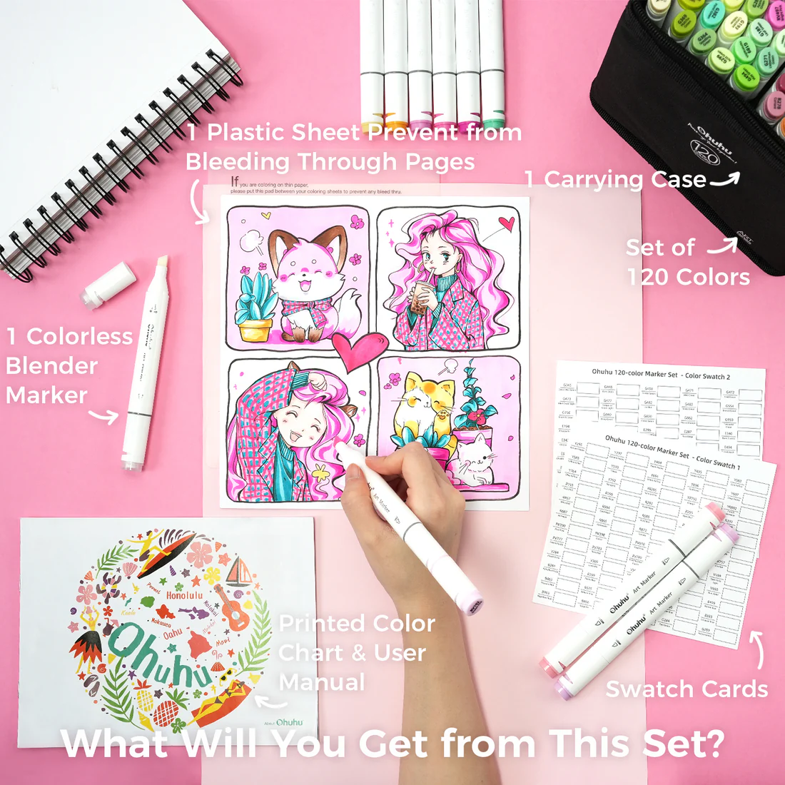120-COLOR DOUBLE-TIPPED MARKER