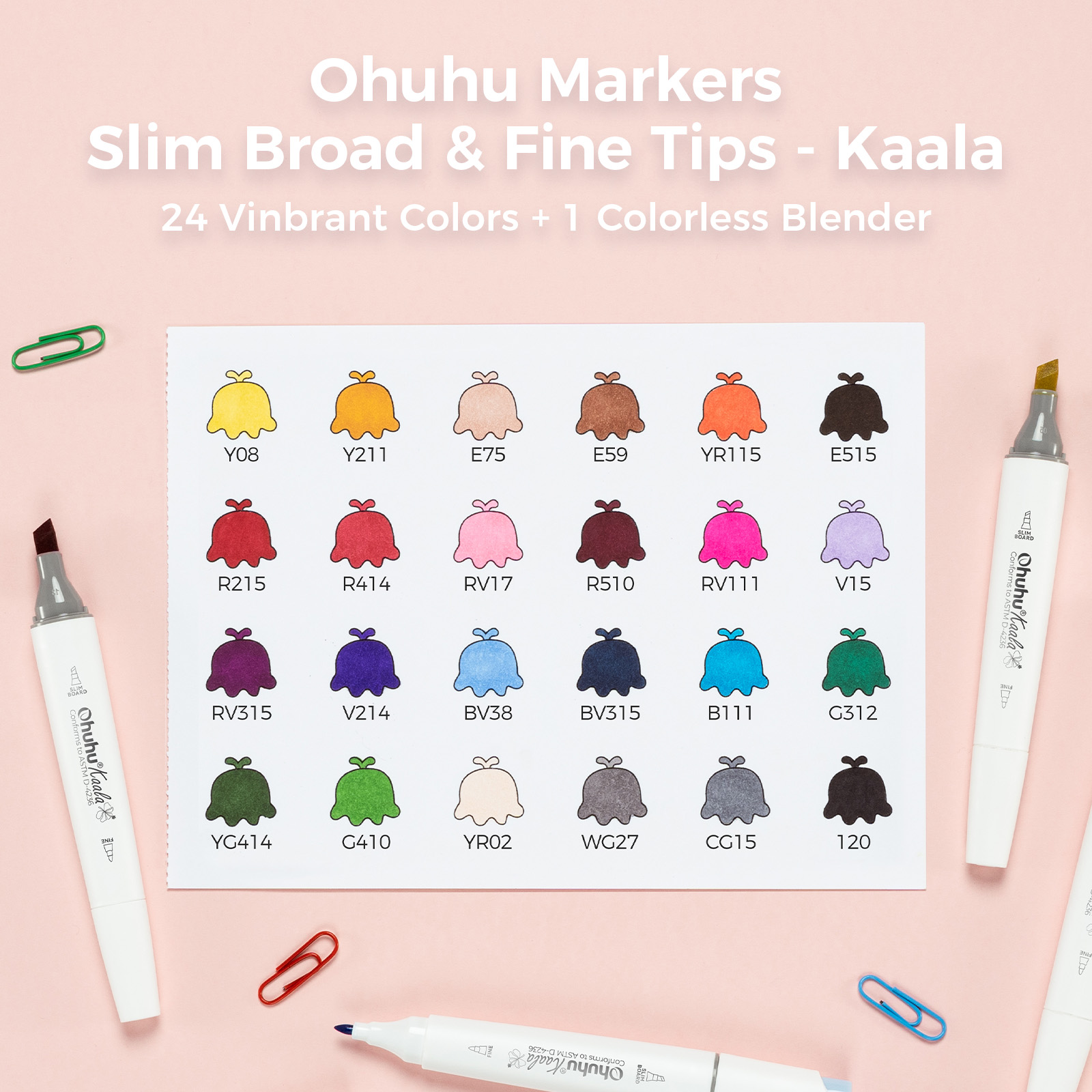 24-COLOR MARKERS