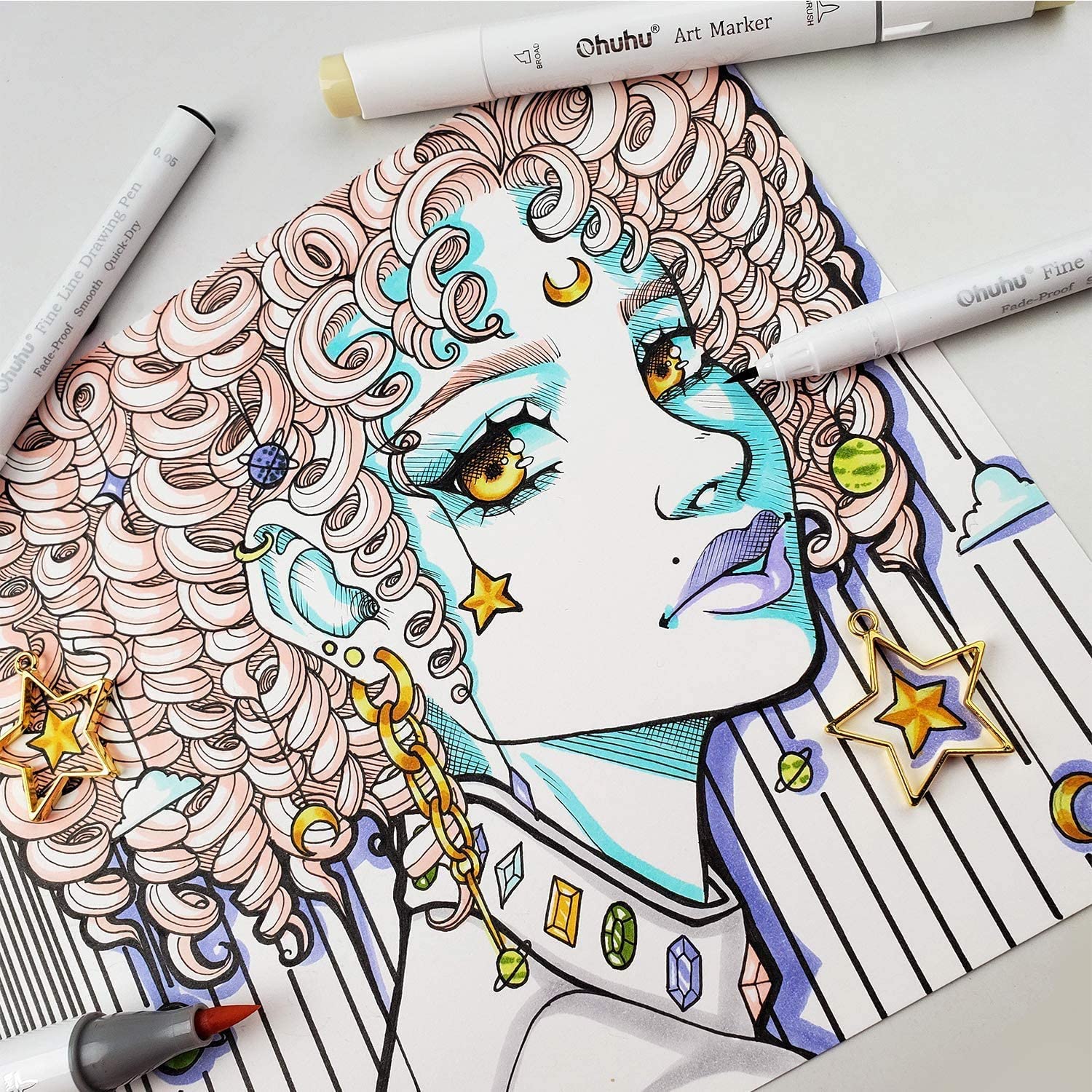 FINELINER PENS FOR DRAWING 8 PACKS