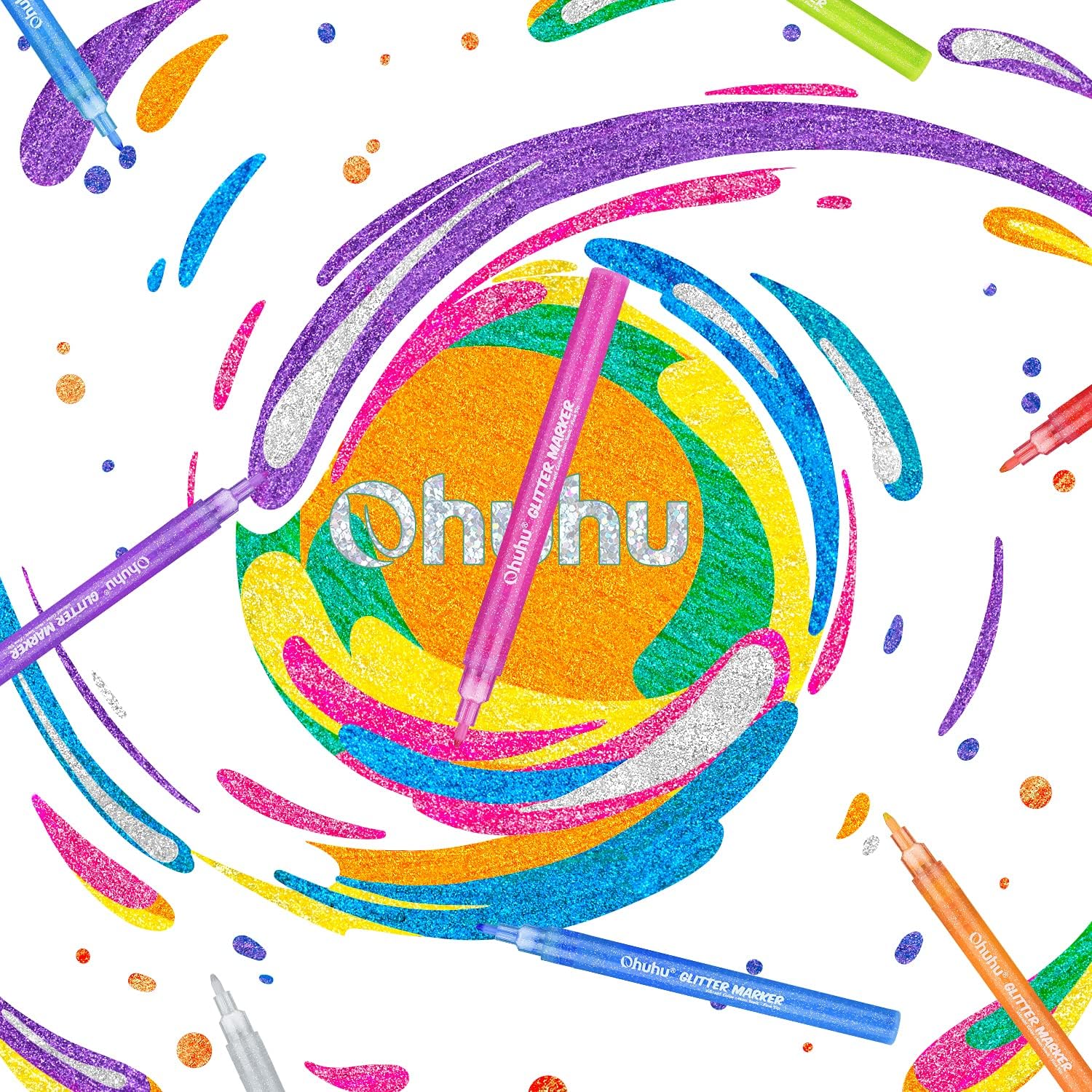 GLITTER METALLIC MARKER PENS