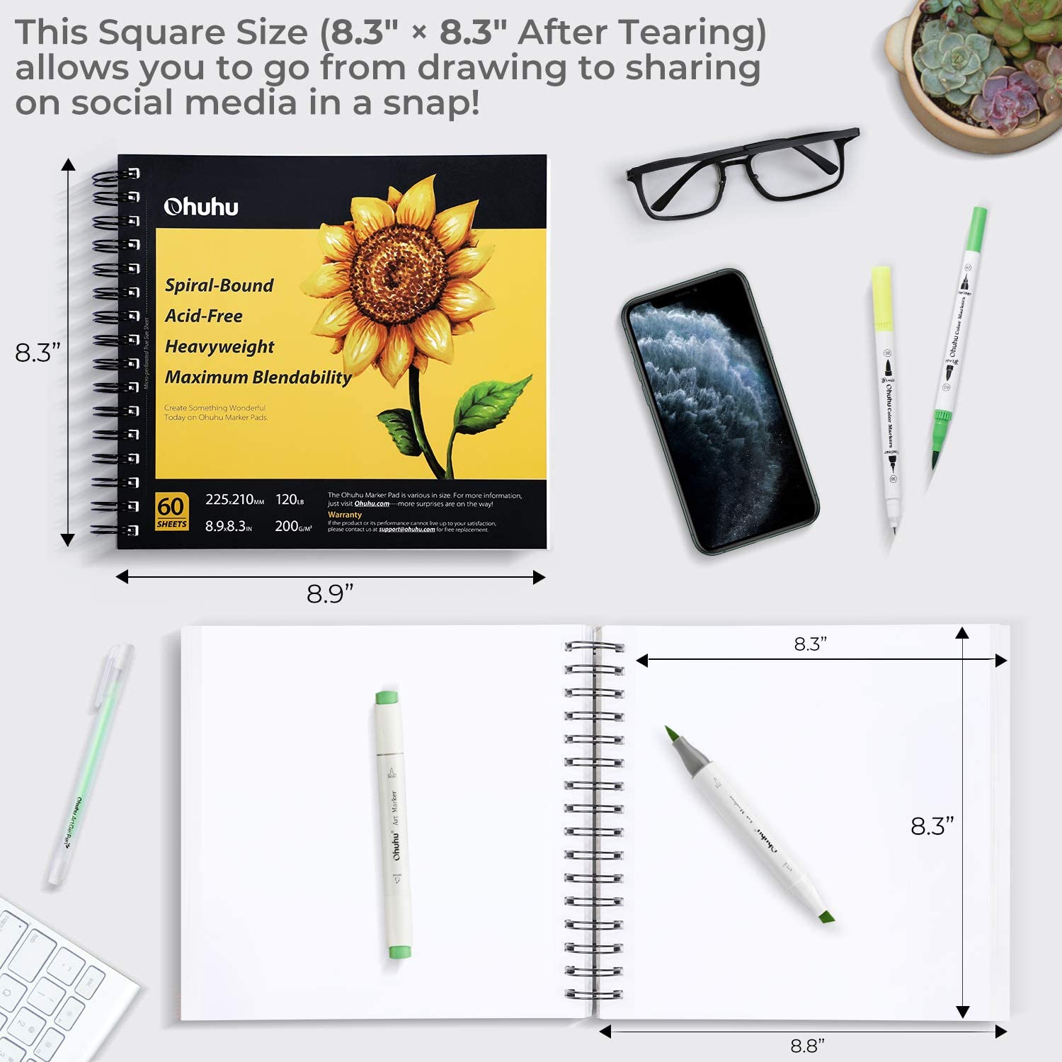 MARKER BLOCK - 60 SHEETS