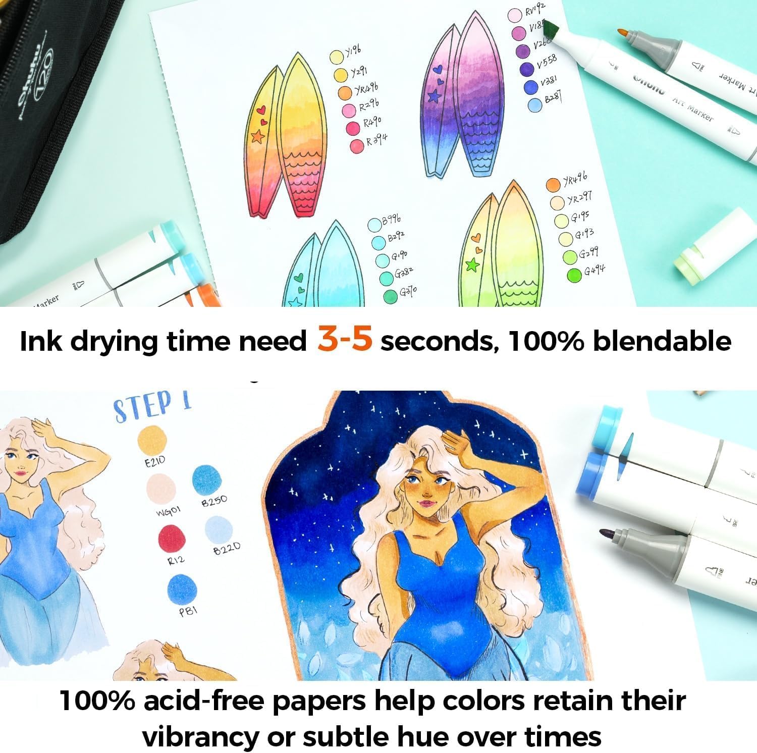 DOUBLE-SIDED MARKER BLOCK