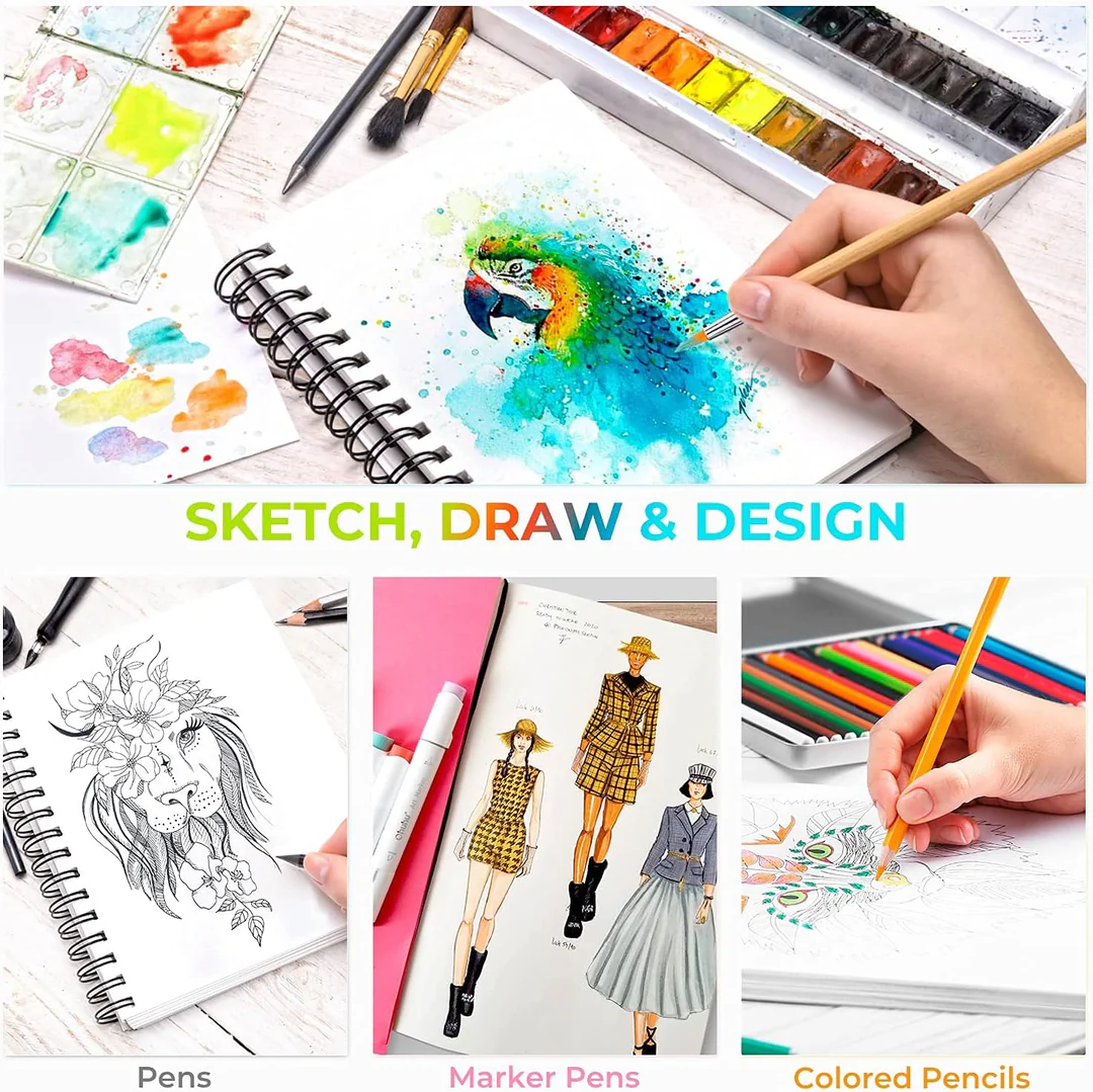 MIX MEDIA PAD – 62 SHEETS