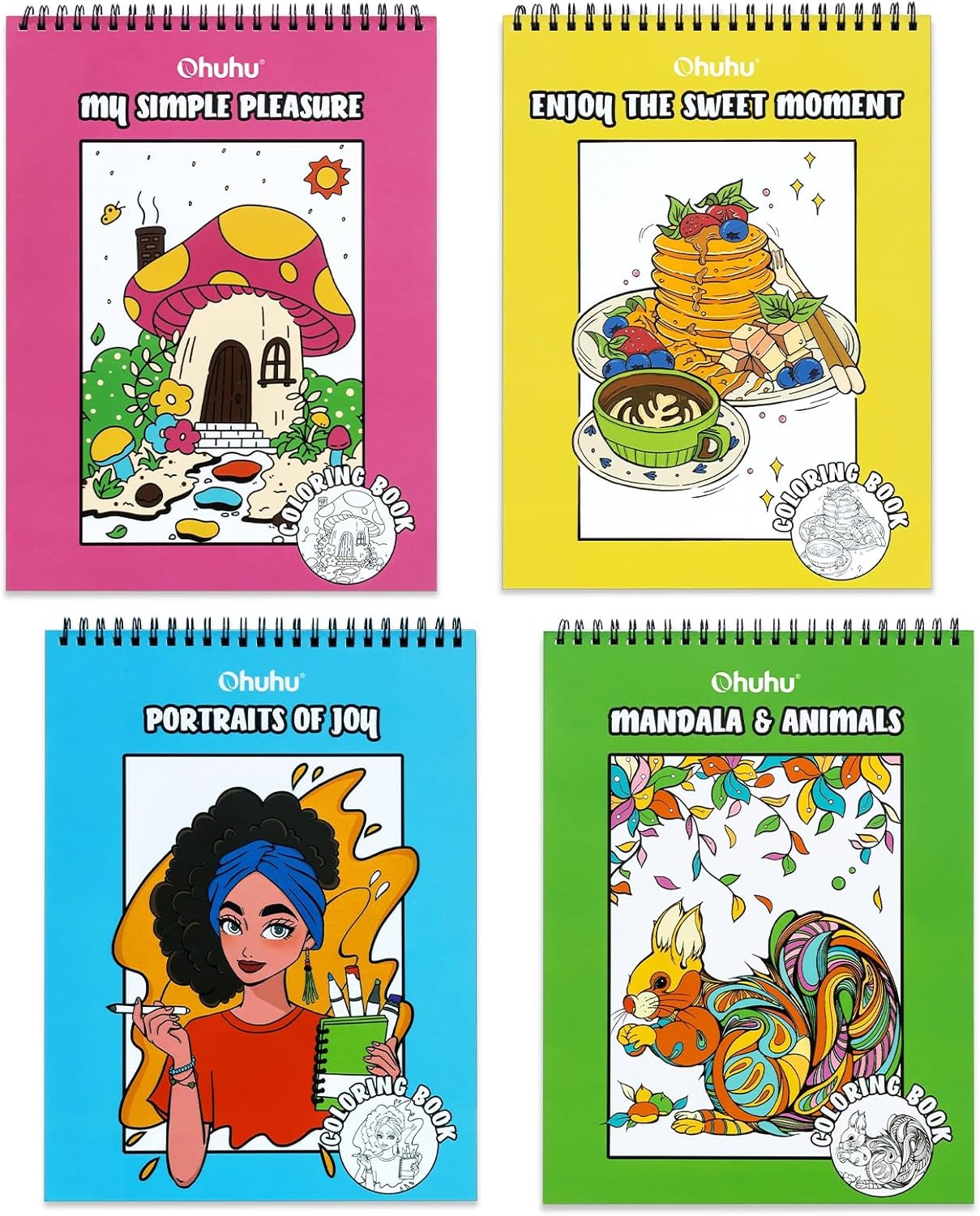 COLORING BOOK SET - 40 SHEETS